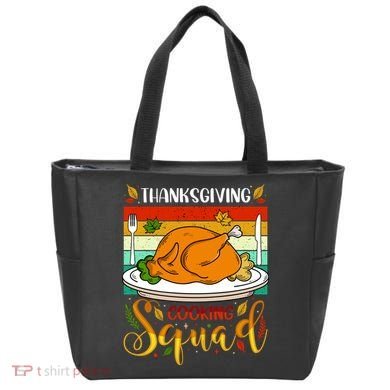 Thanksgiving Cooking Squad Fun Turkey Dinner Cooking Team Tote Bag