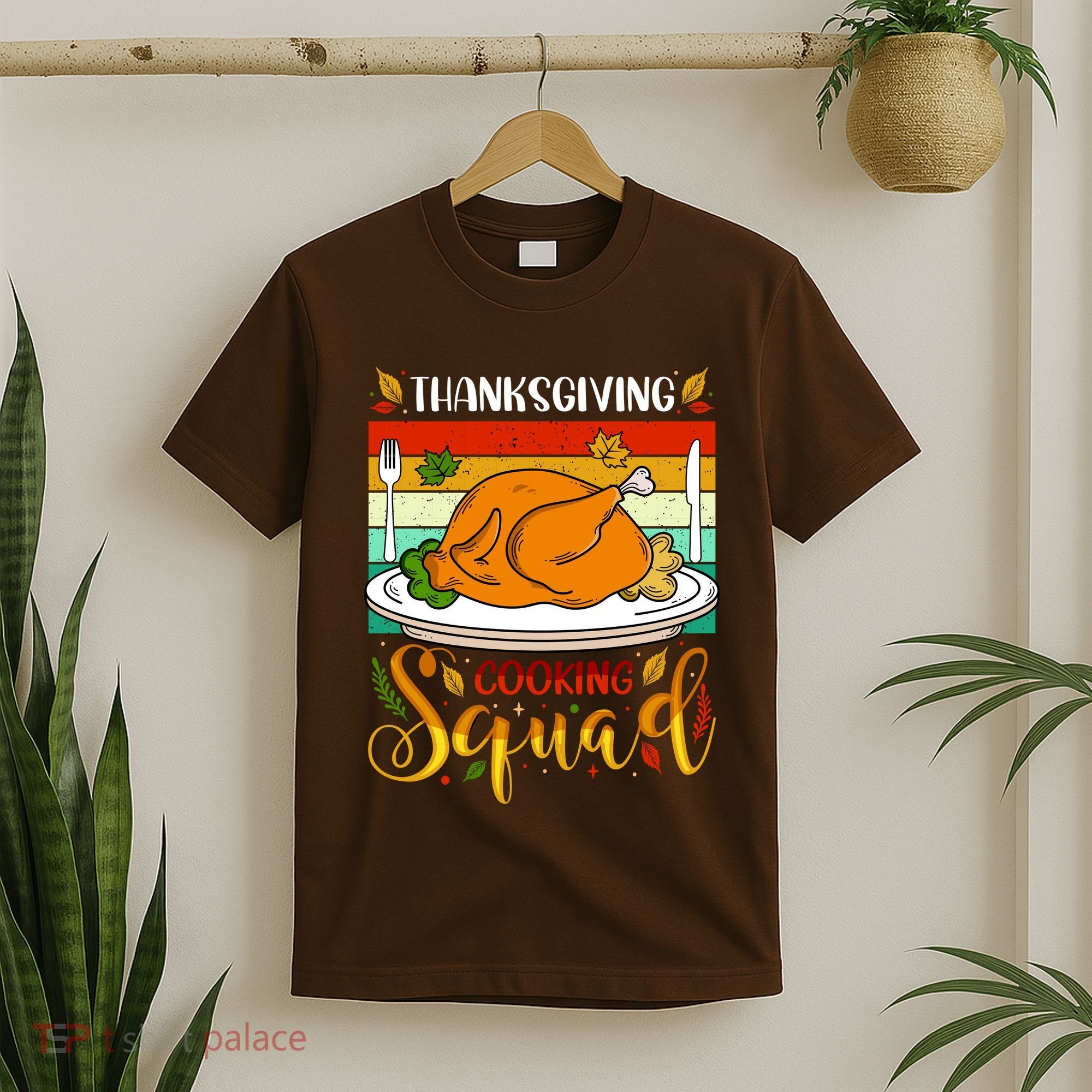 Thanksgiving Cooking Squad Fun Turkey Dinner Cooking Team T-Shirt