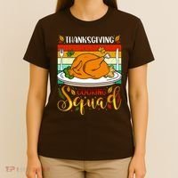 Thanksgiving Cooking Squad Fun Turkey Dinner Cooking Team T-Shirt thumb 4