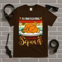 Thanksgiving Cooking Squad Fun Turkey Dinner Cooking Team T-Shirt thumb 5