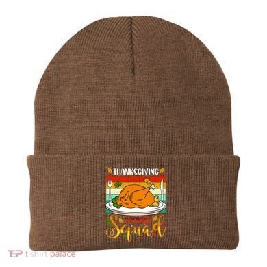 Thanksgiving Cooking Squad Fun Turkey Dinner Cooking Team Beanie