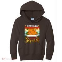 Thanksgiving Cooking Squad Fun Turkey Dinner Cooking Team Kids Hoodie thumb 0