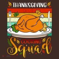 Thanksgiving Cooking Squad Fun Turkey Dinner Cooking Team Kids Hoodie thumb 2