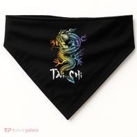 Tai Chi Spiritual Wellness Meditation Qi Gong Instructor USA-Made Doggie Bandana thumb 0