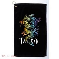Tai Chi Spiritual Wellness Meditation Qi Gong Instructor Golf Towel thumb 0