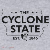 The Cyclone State Iowa Map Proud Est 1846 For Women Women's Sweatshirt thumb 2