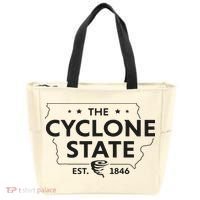 The Cyclone State Iowa Map Proud Est 1846 For Women Tote Bag thumb 0