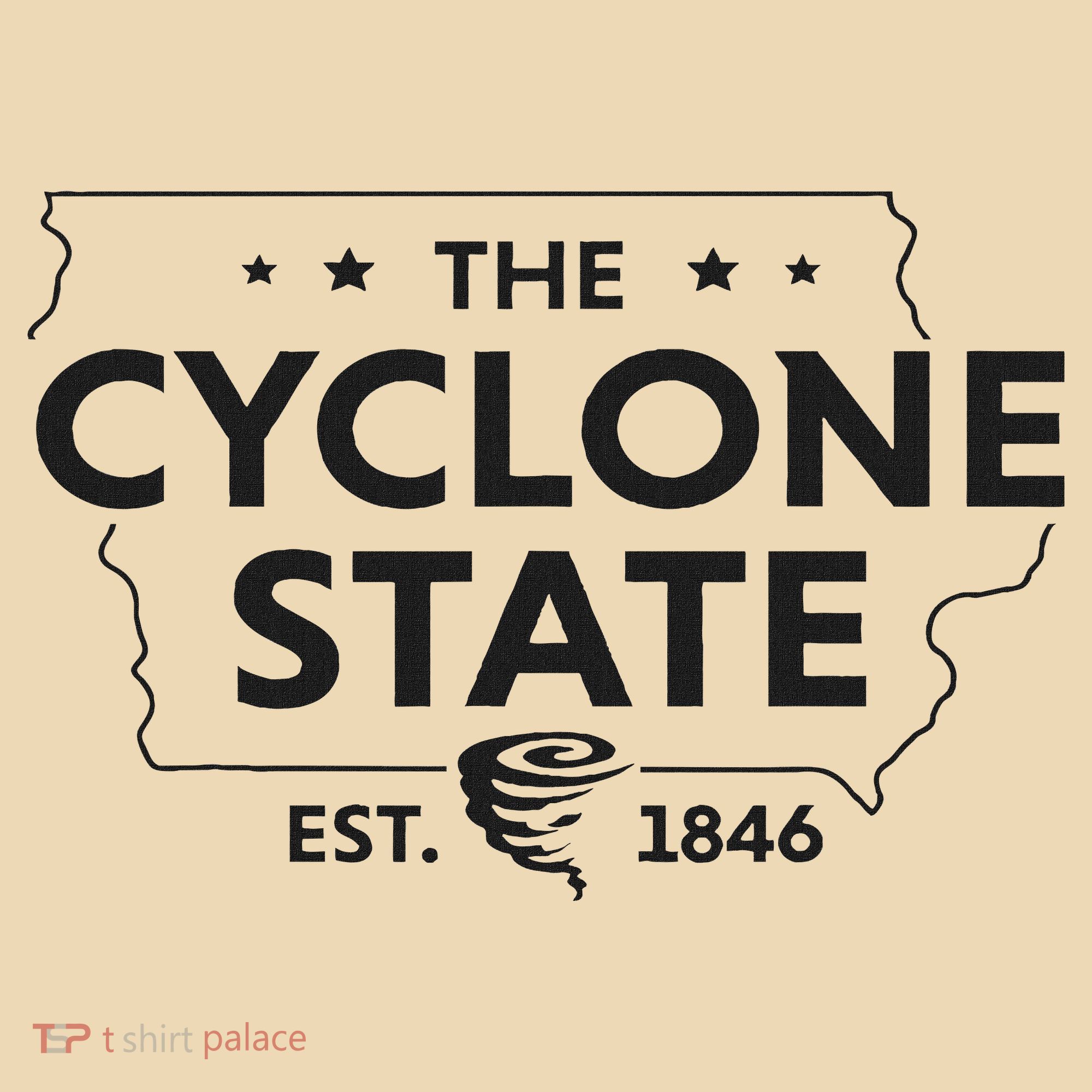 The Cyclone State Iowa Map Proud Est 1846 For Women Tote Bag