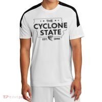 The Cyclone State Iowa Map Proud Est 1846 For Women Sport-Tek Competitor United Soccer Jersey thumb 0