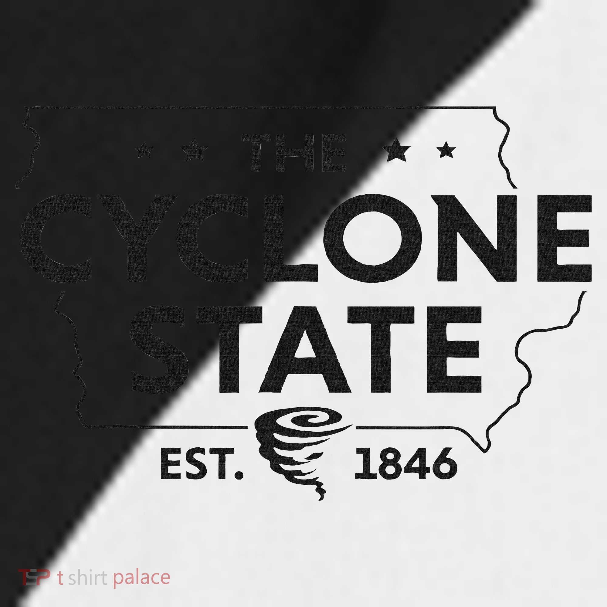 The Cyclone State Iowa Map Proud Est 1846 For Women Sport-Tek Competitor United Soccer Jersey