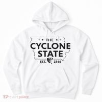 The Cyclone State Iowa Map Proud Est 1846 For Women Hoodie thumb 0