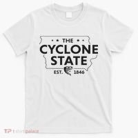 The Cyclone State Iowa Map Proud Est 1846 For Women T-Shirt thumb 0