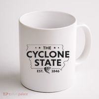 The Cyclone State Iowa Map Proud Est 1846 For Women Coffee Mug thumb 1