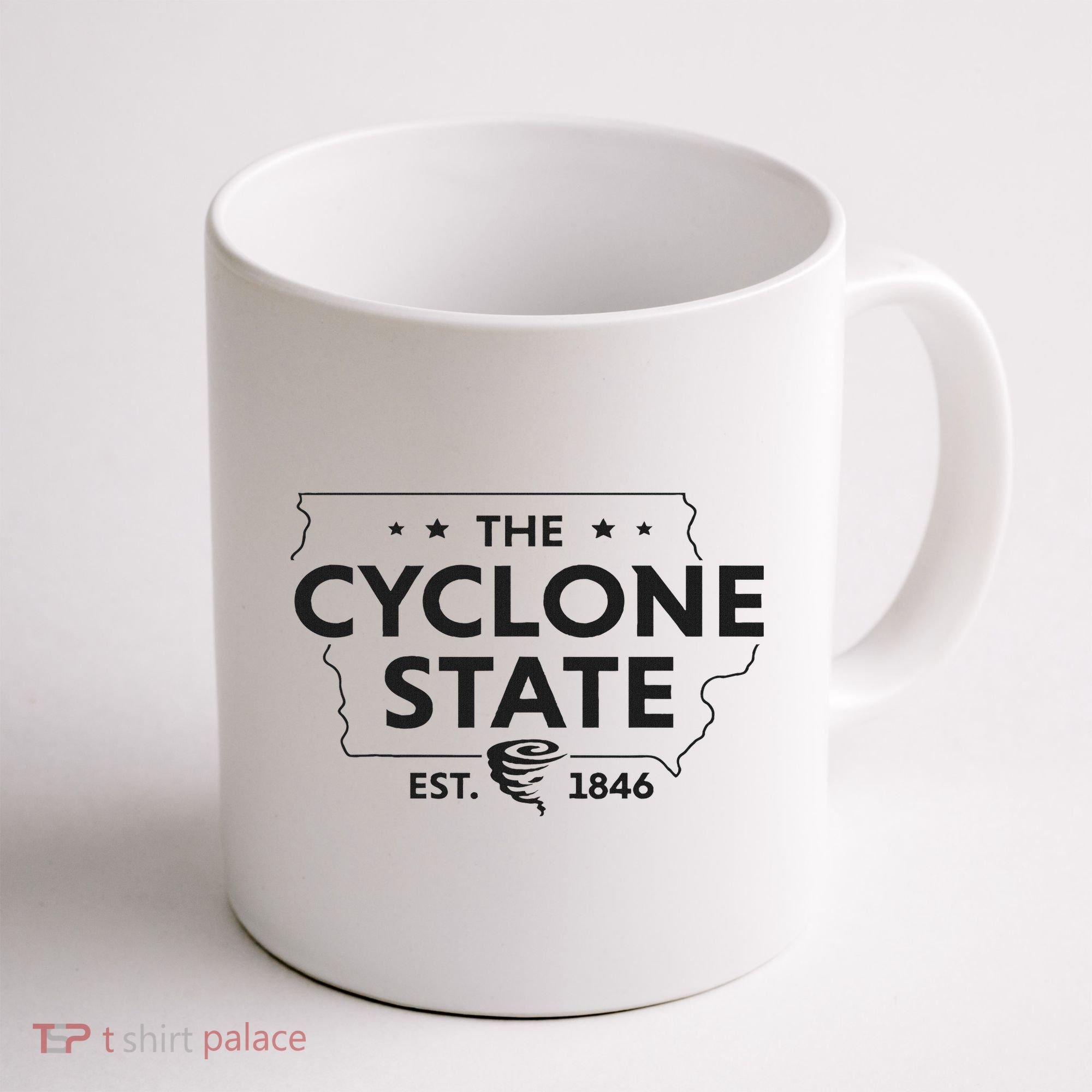 The Cyclone State Iowa Map Proud Est 1846 For Women Coffee Mug