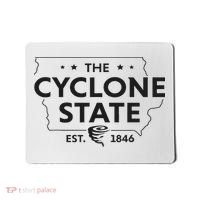 The Cyclone State Iowa Map Proud Est 1846 For Women Mousepad thumb 0