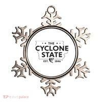 The Cyclone State Iowa Map Proud Est 1846 For Women Ornament thumb 0