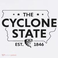 The Cyclone State Iowa Map Proud Est 1846 For Women Ornament thumb 1