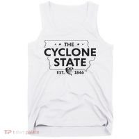 The Cyclone State Iowa Map Proud Est 1846 For Women Tank Top thumb 0