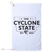 The Cyclone State Iowa Map Proud Est 1846 For Women Golf Towel thumb 0