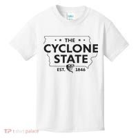 The Cyclone State Iowa Map Proud Est 1846 For Women Kids T-Shirt thumb 0