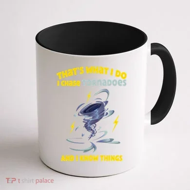 Tornado Chaser Storm Chasing Tornadoes Lover Coffee Mug back