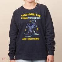 Tornado Chaser Storm Chasing Tornadoes Lover Women's Sweatshirt thumb 0