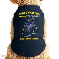 Tornado Chaser Storm Chasing Tornadoes Lover Doggie Tank thumb 0