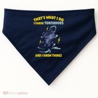 Tornado Chaser Storm Chasing Tornadoes Lover USA-Made Doggie Bandana thumb 0
