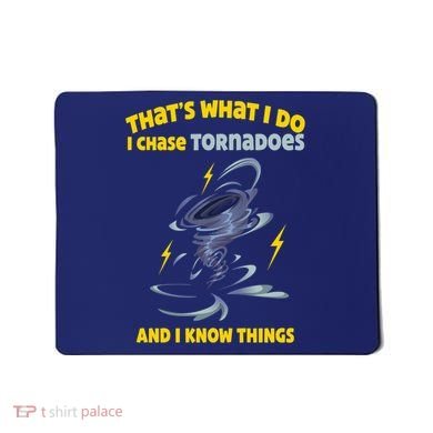 Tornado Chaser Storm Chasing Tornadoes Lover Mousepad