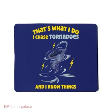 Tornado Chaser Storm Chasing Tornadoes Lover Mousepad