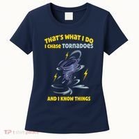 Tornado Chaser Storm Chasing Tornadoes Lover Women's T-Shirt thumb 0