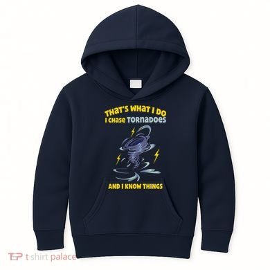 Tornado Chaser Storm Chasing Tornadoes Lover Kids Hoodie