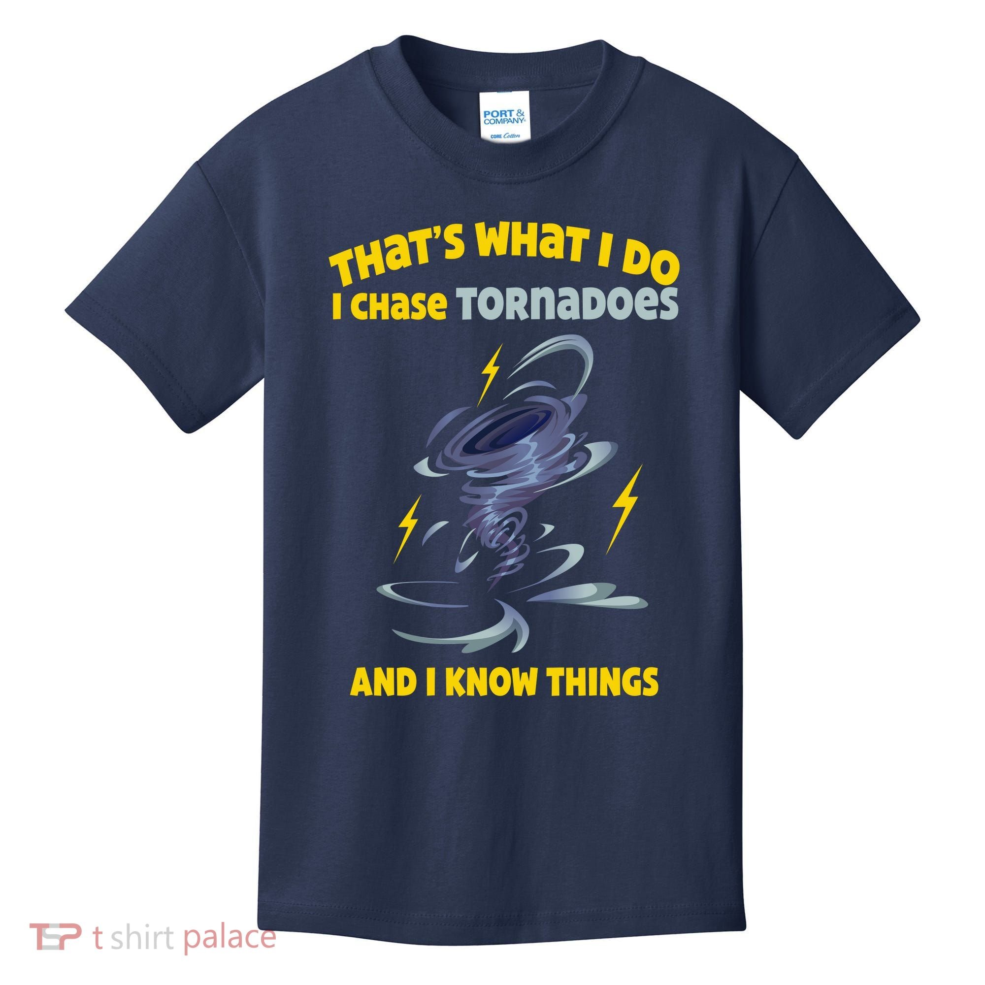 Tornado Chaser Storm Chasing Tornadoes Lover Kids T-Shirt