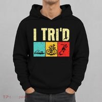Triathlon Cyclist Swimmer Triathletes Hoodie thumb 0