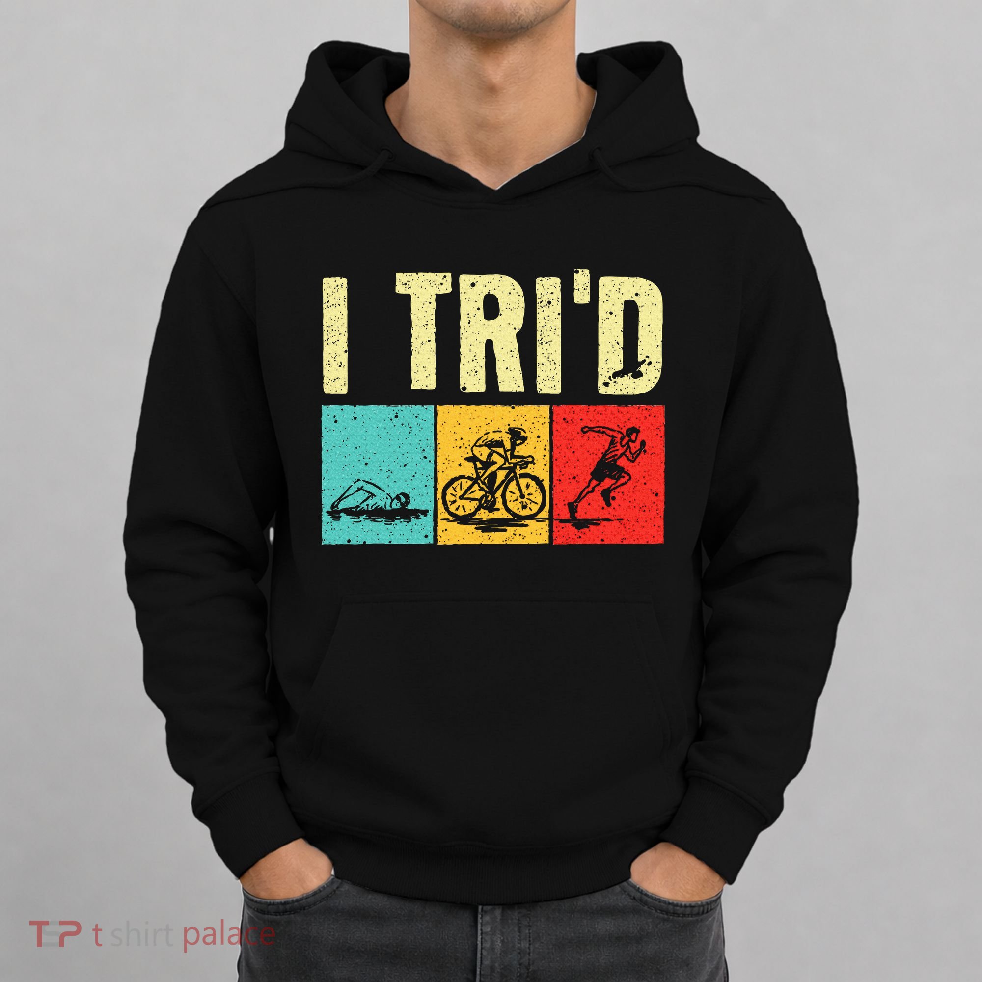 Triathlon Cyclist Swimmer Triathletes Hoodie