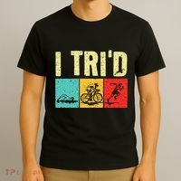 Triathlon Cyclist Swimmer Triathletes T-Shirt thumb 3