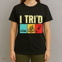 Triathlon Cyclist Swimmer Triathletes T-Shirt thumb 4