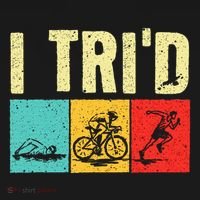 Triathlon Cyclist Swimmer Triathletes T-Shirt thumb 7