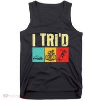Triathlon Cyclist Swimmer Triathletes Tank Top thumb 0