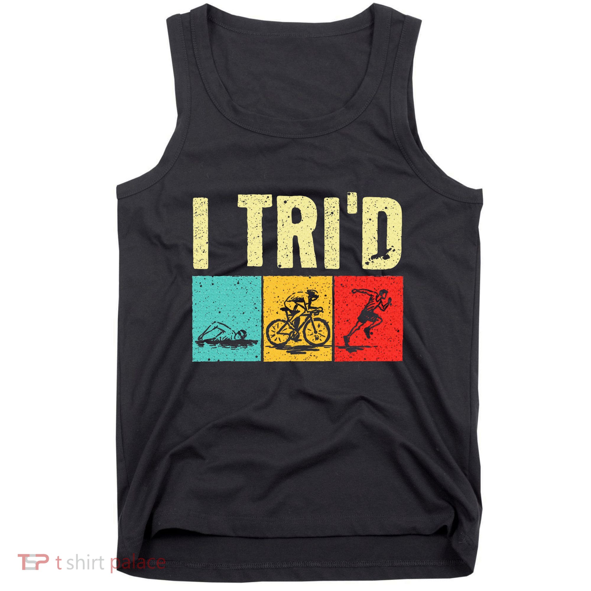 Triathlon Cyclist Swimmer Triathletes Tank Top