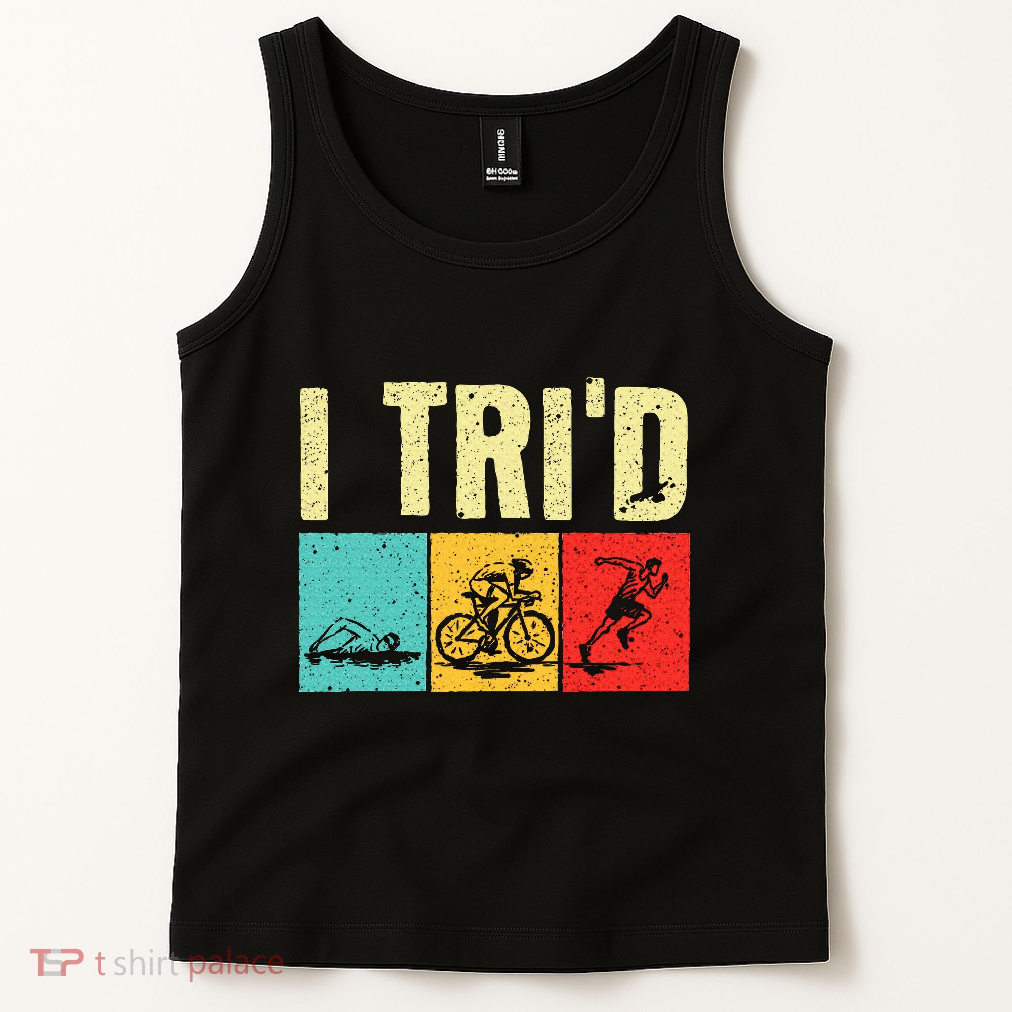Triathlon Cyclist Swimmer Triathletes Tank Top