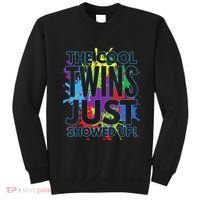 The Cool Twins Just Showed Up Funny Twins Sweatshirt thumb 0