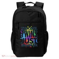 The Cool Twins Just Showed Up Funny Twins Backpack thumb 0