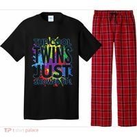 The Cool Twins Just Showed Up Funny Twins Pajama Set thumb 0