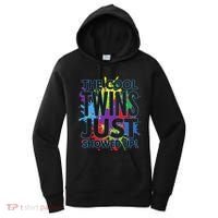 The Cool Twins Just Showed Up Funny Twins Women's Hoodie thumb 0