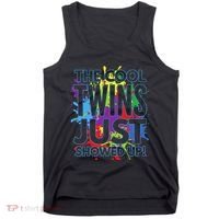 The Cool Twins Just Showed Up Funny Twins Tank Top thumb 0