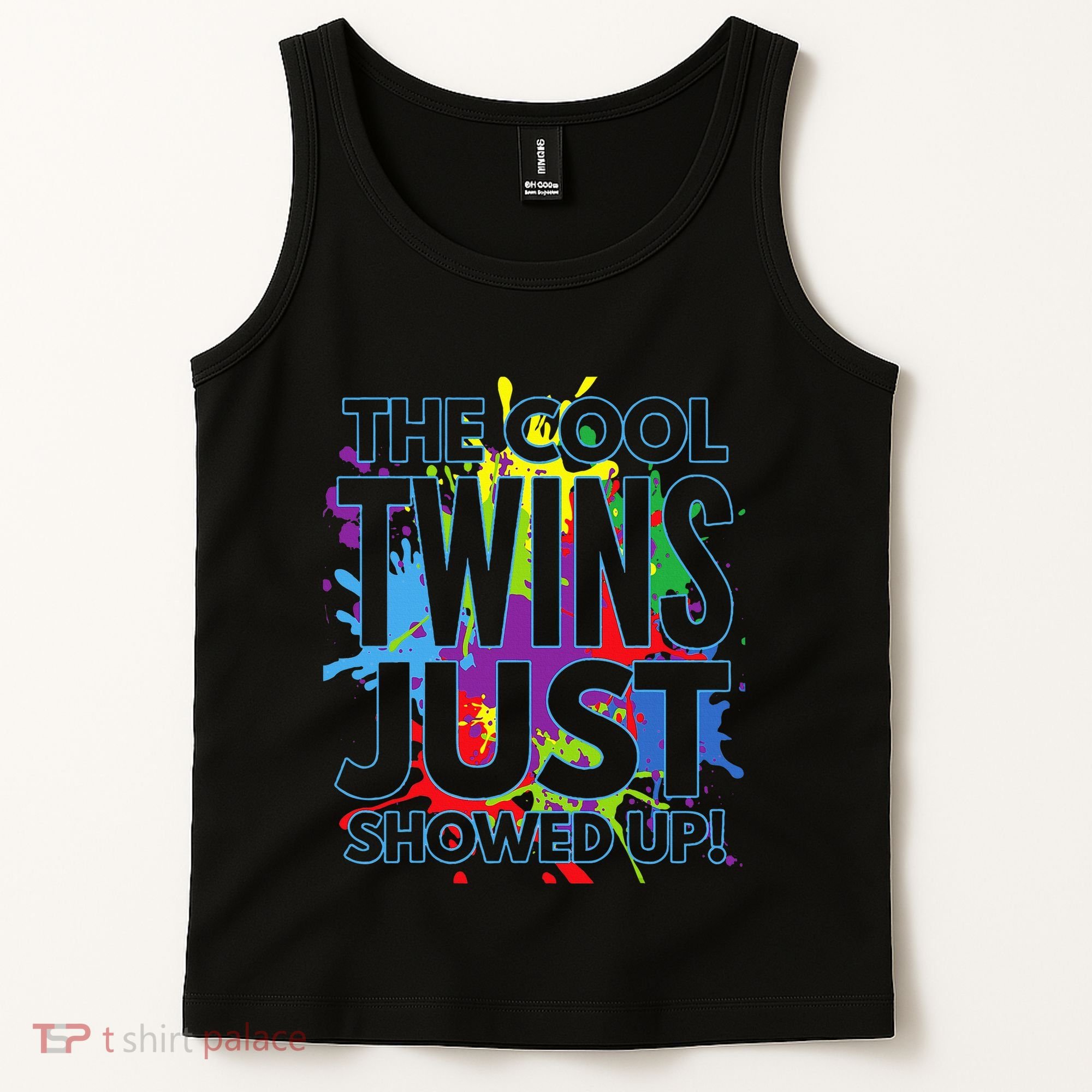 The Cool Twins Just Showed Up Funny Twins Tank Top