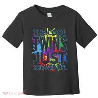 The Cool Twins Just Showed Up Funny Twins Toddler T-Shirt thumb 0