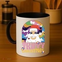 Trippy Christmas Coffee Mug thumb 4