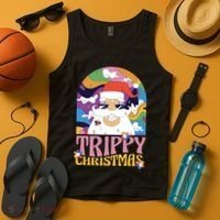 Trippy Christmas Tank Top thumb 4